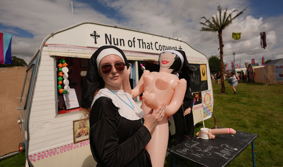 Performers at the Trailerpark Arena at the Electric Picnic festival at Stradbally in Co Laois. Picture: Niall Carson/PA