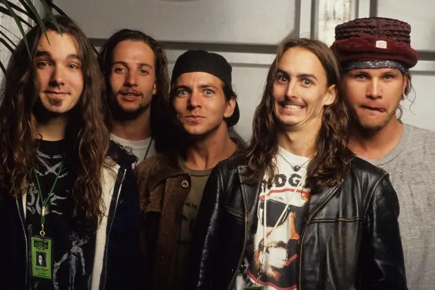 Pearl Jam in 1991 - Credit: Gie Knaeps/Getty Images