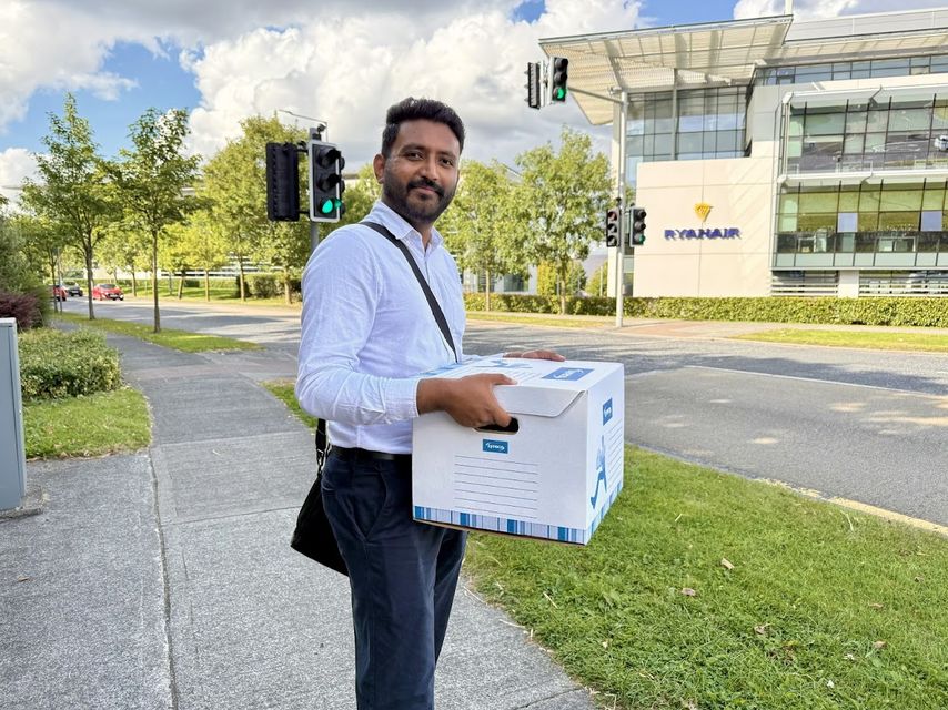 Feljin Jose arrives at Ryanair HQ with a 700-page Metrolink business case for Michael O’Leary