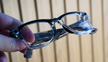 Ray-Ban Meta limited edition transparent smart glasses.