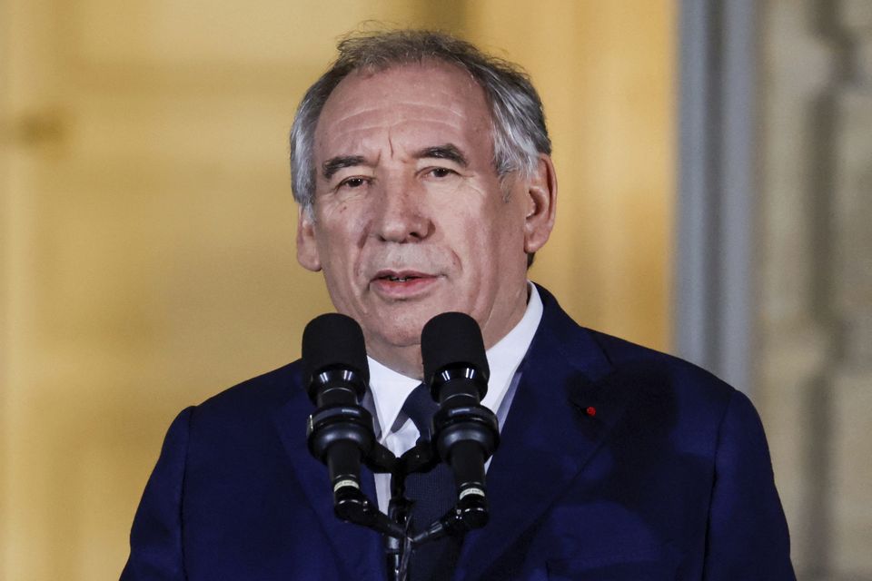 French prime minister Francois Bayrou. Photo: AP