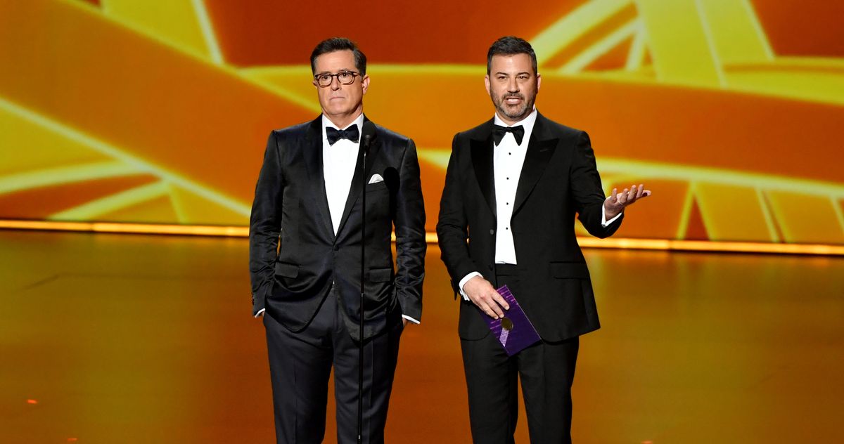 Jimmy Kimmel Defends Stephen Colbert Against Budget Reports