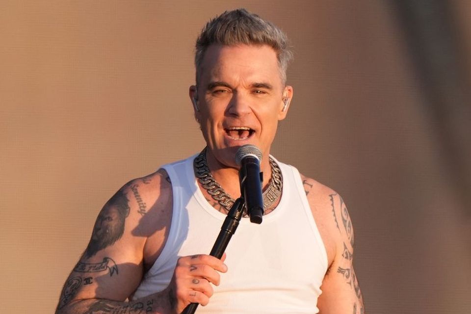 Robbie Williams enjoyed a huge boost from 'Angels'. Photo: PA
