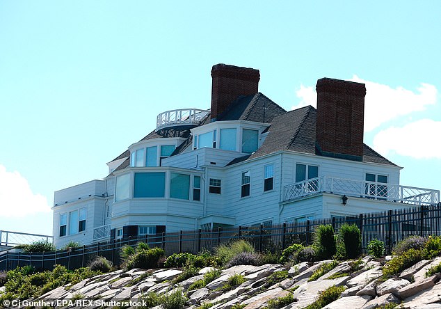 Aptly named 'Holiday Home,' the estate is perched atop Watch Hill and has been Swift's go-to getaway and star-studded hotspot for her squad's gatherings for years