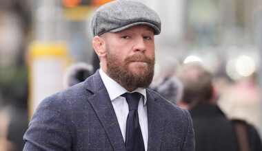Mixed martial arts fighter Conor McGregor is seen outside the High Court in Dublin last year