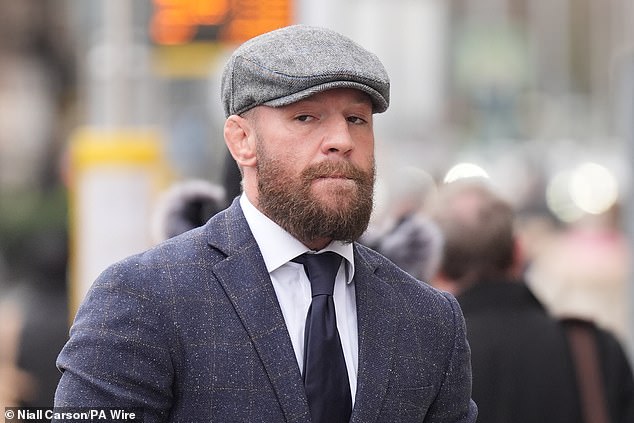 Mixed martial arts fighter Conor McGregor is seen outside the High Court in Dublin last year
