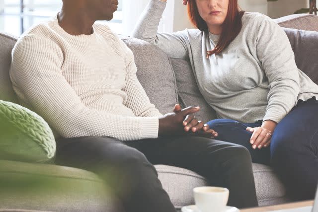 Getty Couple talking (stock image)