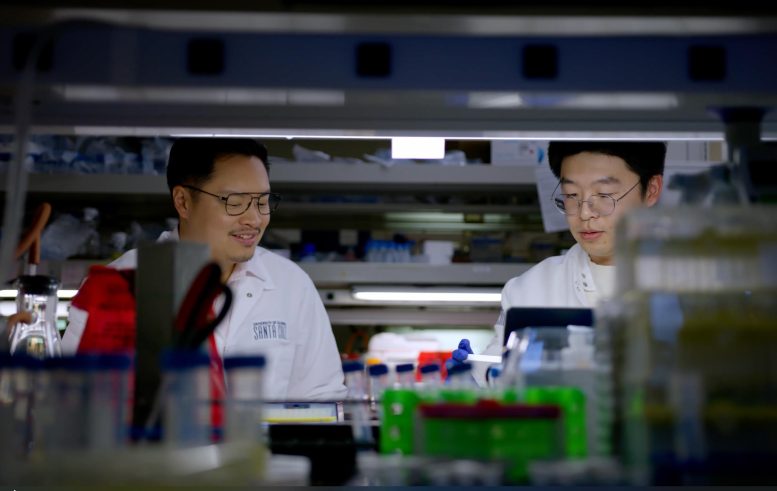 Andy Yeh in the Lab
