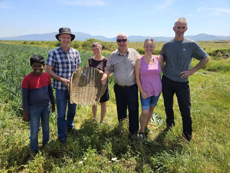 The Maharees/Castlegregory Onion Basket Revival project sought to re-create a once integral part of community life in the area. Photograph: Heritage Week