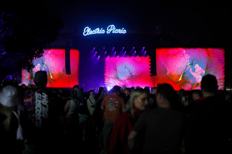 The Main Stage at Electric Picnic 2024 hosted Noah Kahan, Calvin Harris and Kylie Minogue. Photograph: Alan Betson