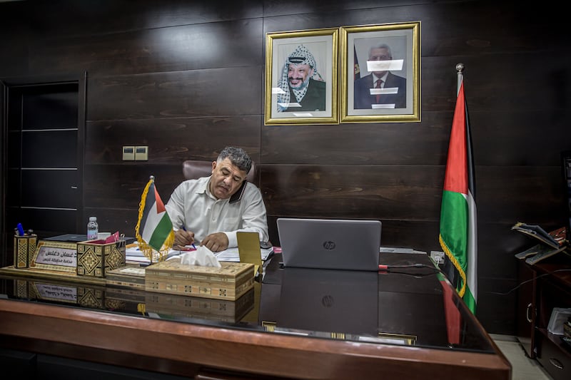 Ghassan Daghlas, the governor of Nablus, says the area is under Israeli siege which has "destroyed our life". Photograph: Sally Hayden