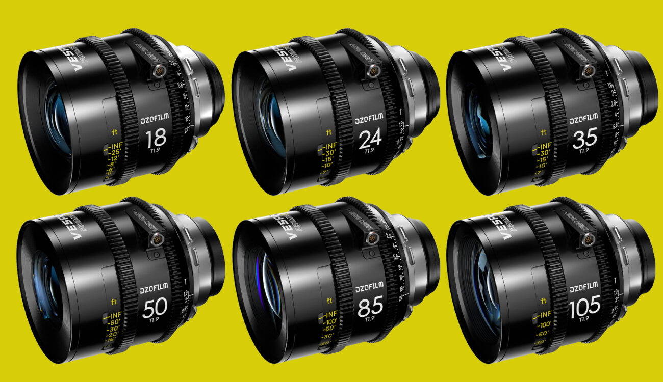 DZOFILM Vespid2 Full-Frame Primes Announced with Faster Apertures and Cooke /i Metadata