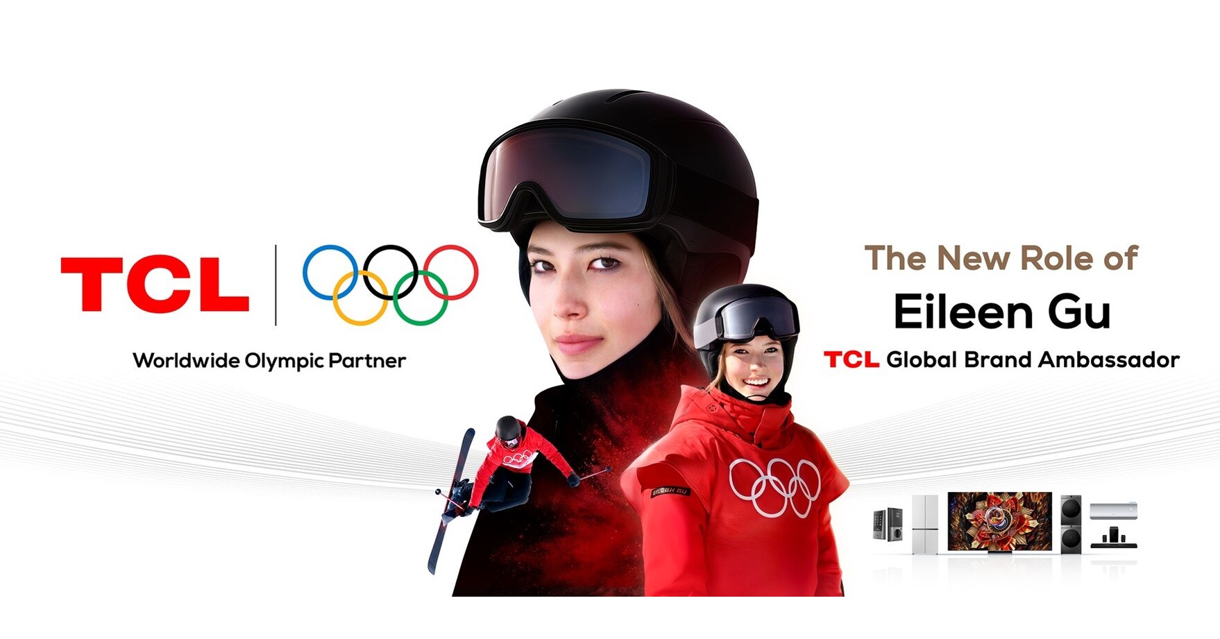 TCL appoints Olympic ski champion Eileen Gu as Global Brand Ambassador