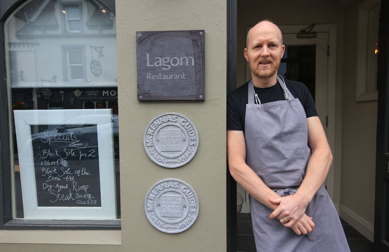 Brendan Byrne at Lagom Restaurant, Henry Street. Photograph: Valerie O'Sullivan