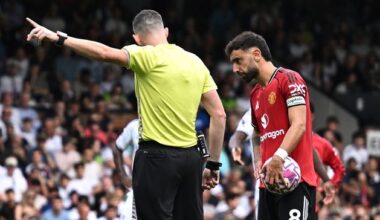 Manchester United’s Bruno Fernandes ‘upset’ by lack of apology from referee in draw at Fulham