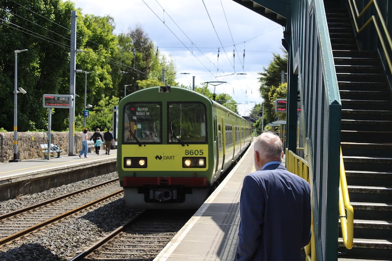 Construction of the new rail infrastructure could take up to three years, subject to funding. Photograph: Hugh Dooley/ The Irish Times