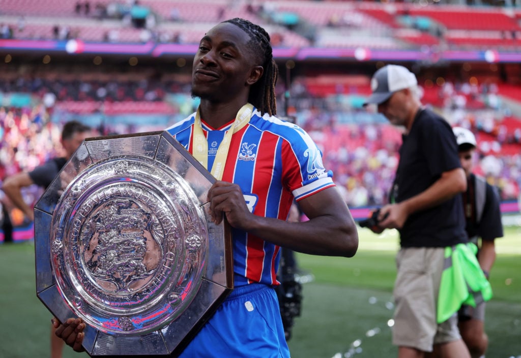 Eberechi Eze after Crystal Palace v Liverpool in the 2025 FA Community Shield