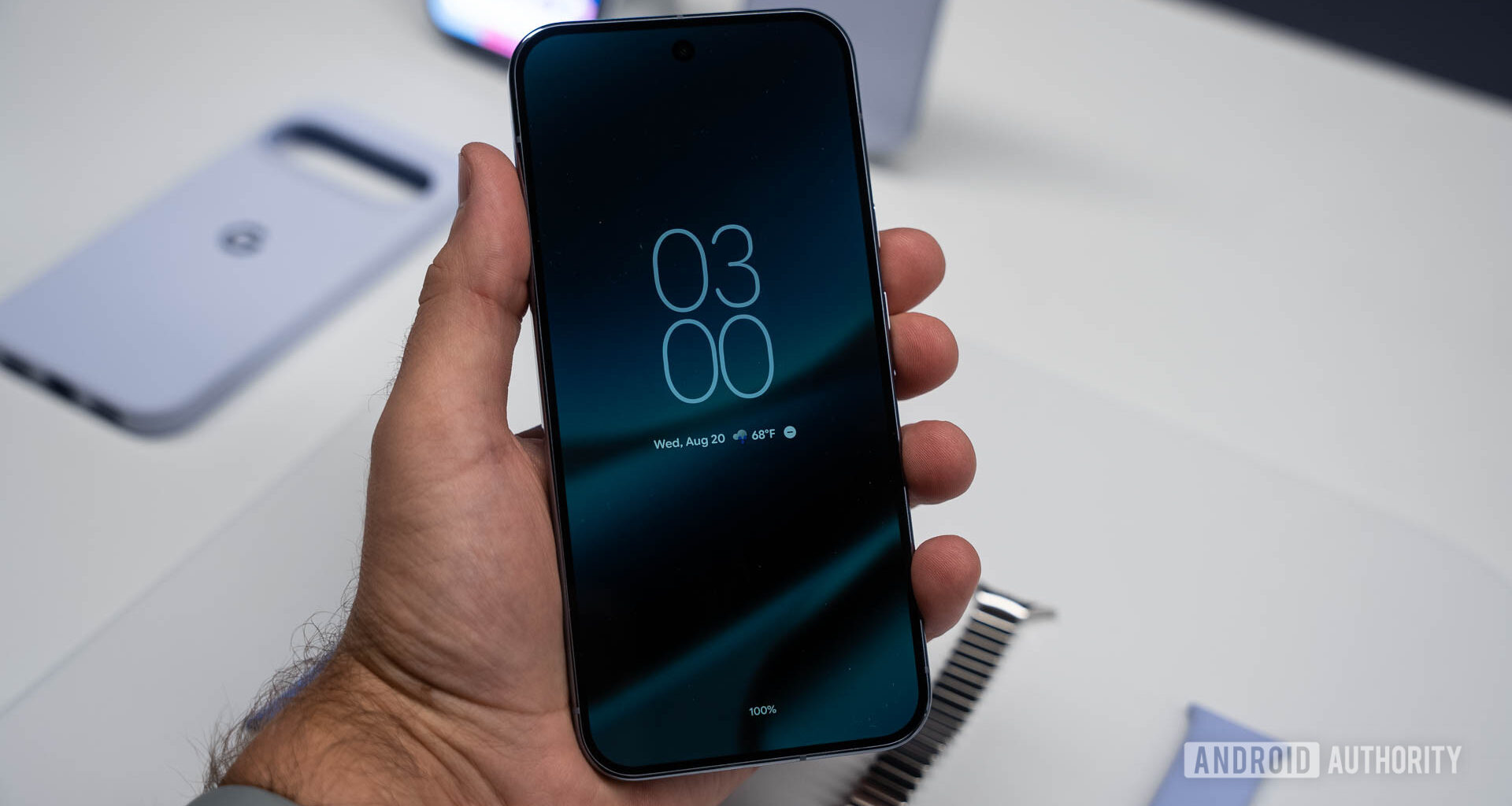 Google Pixel Always on Display with Wallpaper Active
