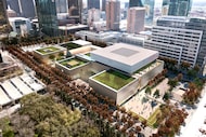 Nieto Sobejano proposal for the expansion of the DMA, aerial view.   Nieto Sobejano...