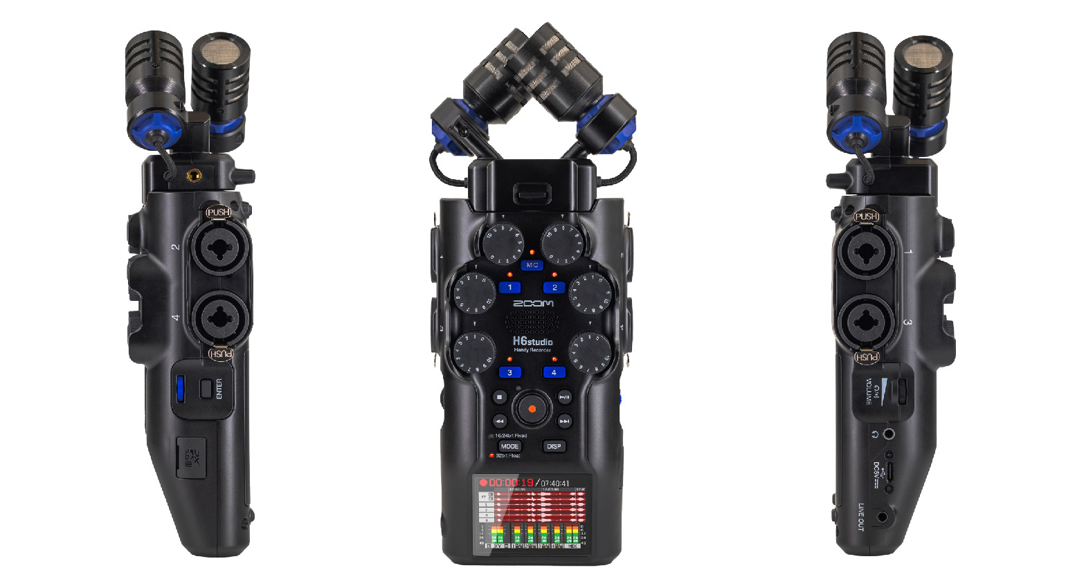 Zoom H6studio Portable Audio Recorder with Expanded Inputs and 32-bit Float Introduced