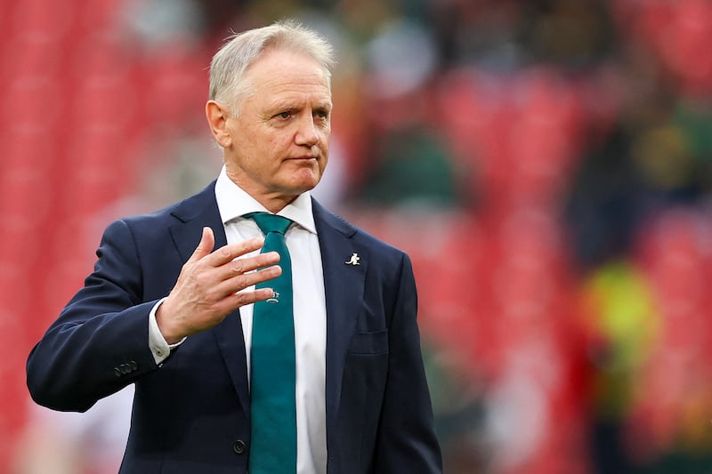 Australia's head coach Joe Schmidt. Photograph: Phill Magakoe/AFP via Getty