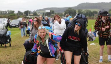 Temperatures to dip to nine degrees tonight as Met Éireann forecasts downpours at Electric Picnic – The Irish Times