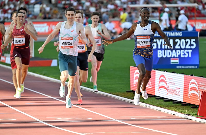 Mark English is in the form of his life. Photograph: Attila Kisbenedek/Getty Images