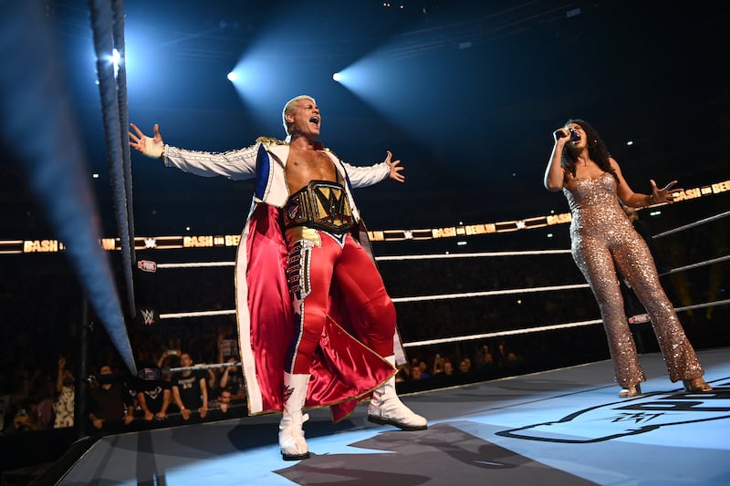WWE champion Cody Rhodes. File photograph: WWE/Getty Images