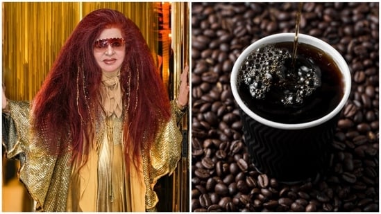 Shahnaz Husain shared how to use coffee and other simple ingredients to ice your face. (Pic on right: Freepik)