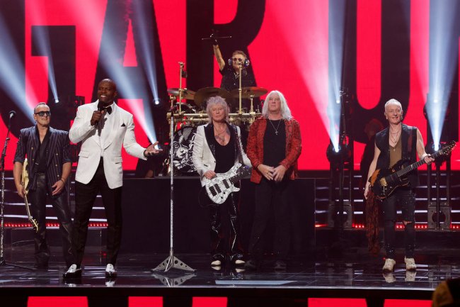 Terry Crews with Def Leppard, 'AGT'