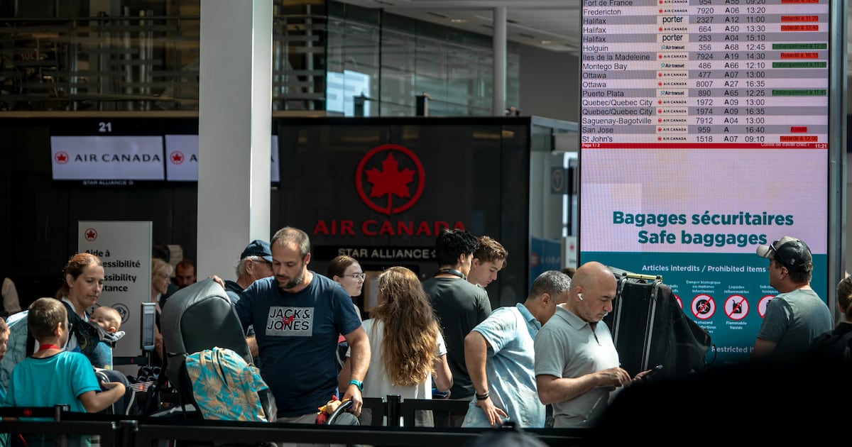Irish passengers stranded in Canada due to cabin crew strike – The Irish Times