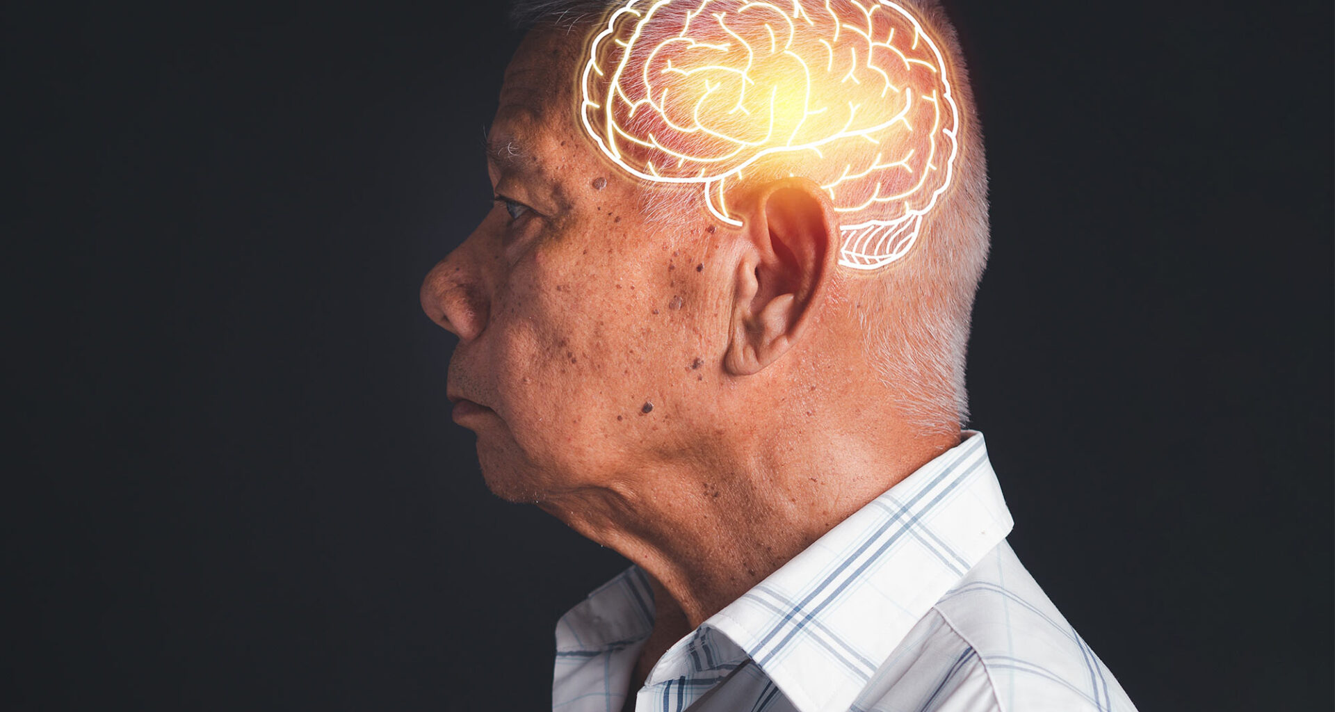 Old Asian Man Dementia Alzheimer