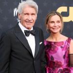 Harrison Ford and Calista Flockhart at The 29th Critics' Choice Awards held at The Barker Hangar on January 14, 2024 in Santa Monica, California.