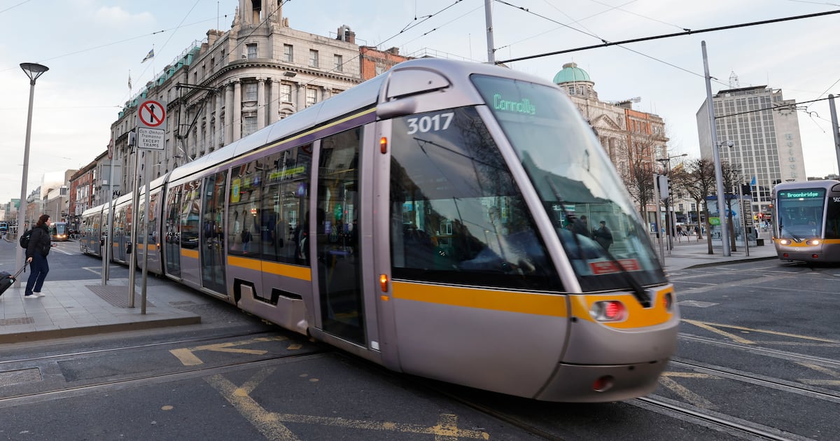 Large portions of Dublin tram system shut down amid power failure – The Irish Times