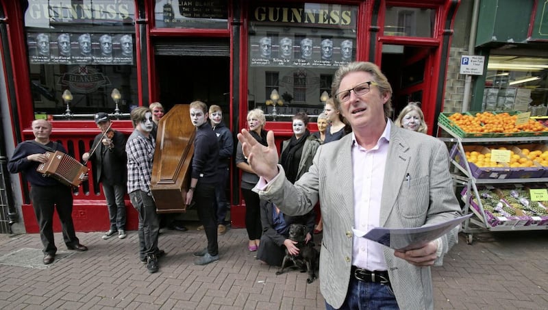 Adrian Dunbar has been a long-time supporter of and participant in Enniskillen's Happy Days festival. Picture by Paul Faith 