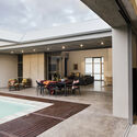 Parys House / Nadine Engelbrecht Architect - Interior Photography, Door, Concrete, Courtyard, Beam