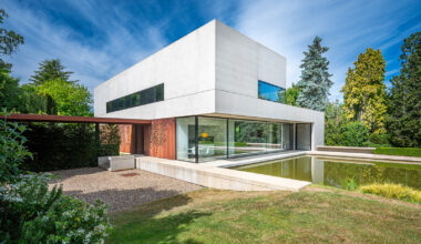 Tour a concrete Thames ‘villa’, on sale for £5 million