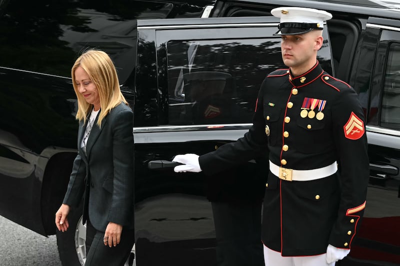 Italian Prime Minister Giorgia Meloni.
Photograph: Mandel Ngan/AFP via Getty Images         