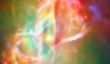 Blazing Rainbow in Space Hints at Earth's Origins : ScienceAlert