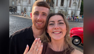 Donegal GAA star Shaun and girlfriend Rebecca sparkle in Rome as they get engaged