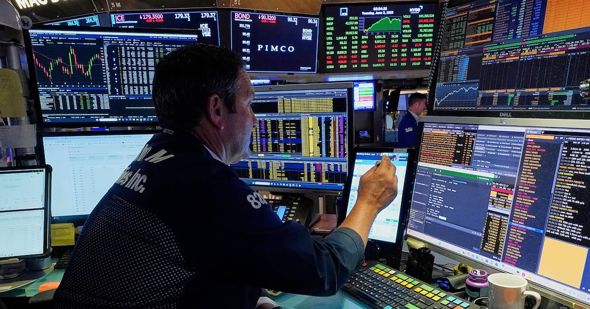 Wall Street finishes winning week with a fade