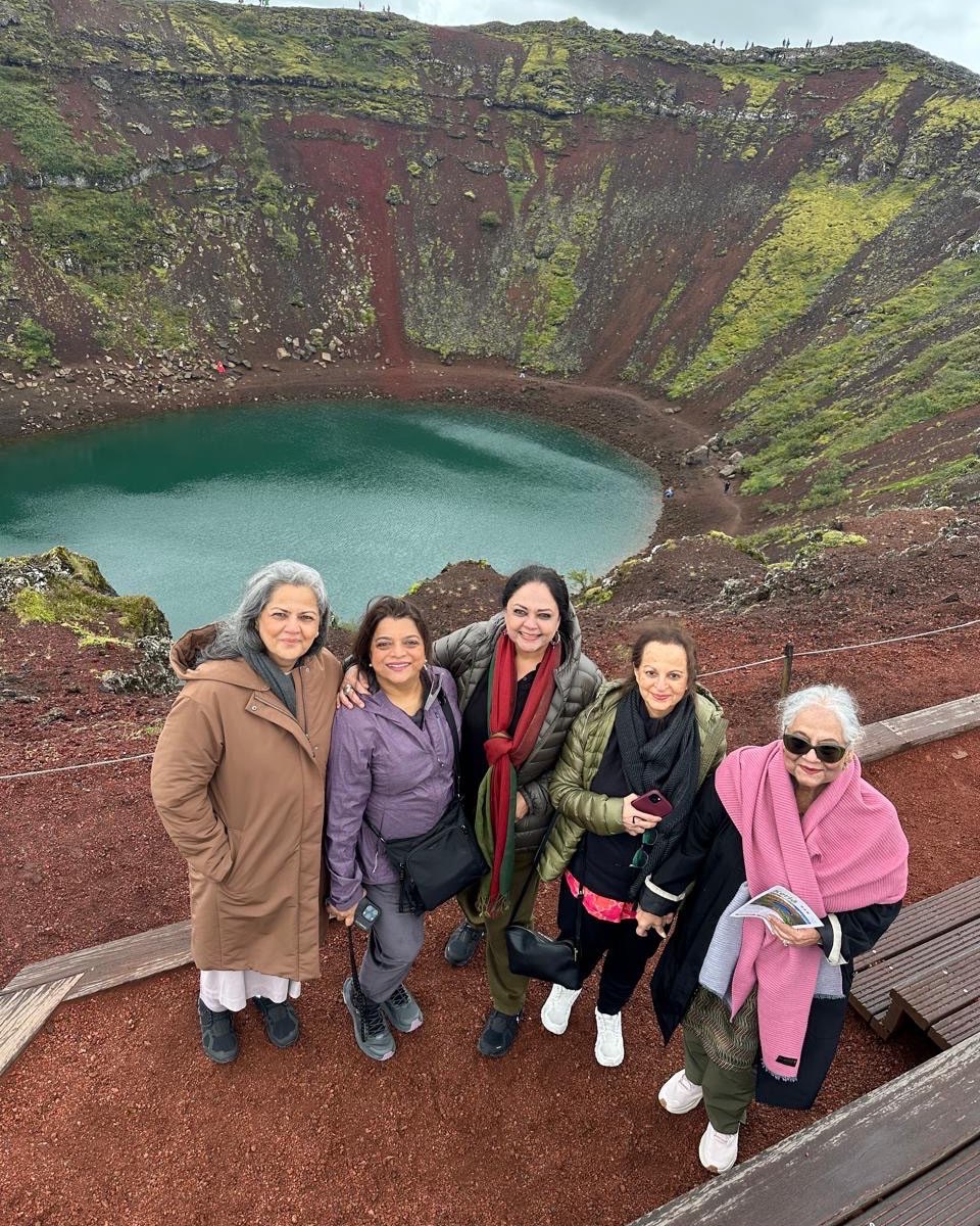 Next up: Kerid Crater, where turquoise waters glisten against fiery red volcanic slopes — a moment where the spirit of the trip truly came alive.  Next up: Kerid Crater, where turquoise waters glisten against fiery red volcanic slopes — a moment where the spirit of the trip truly came alive.