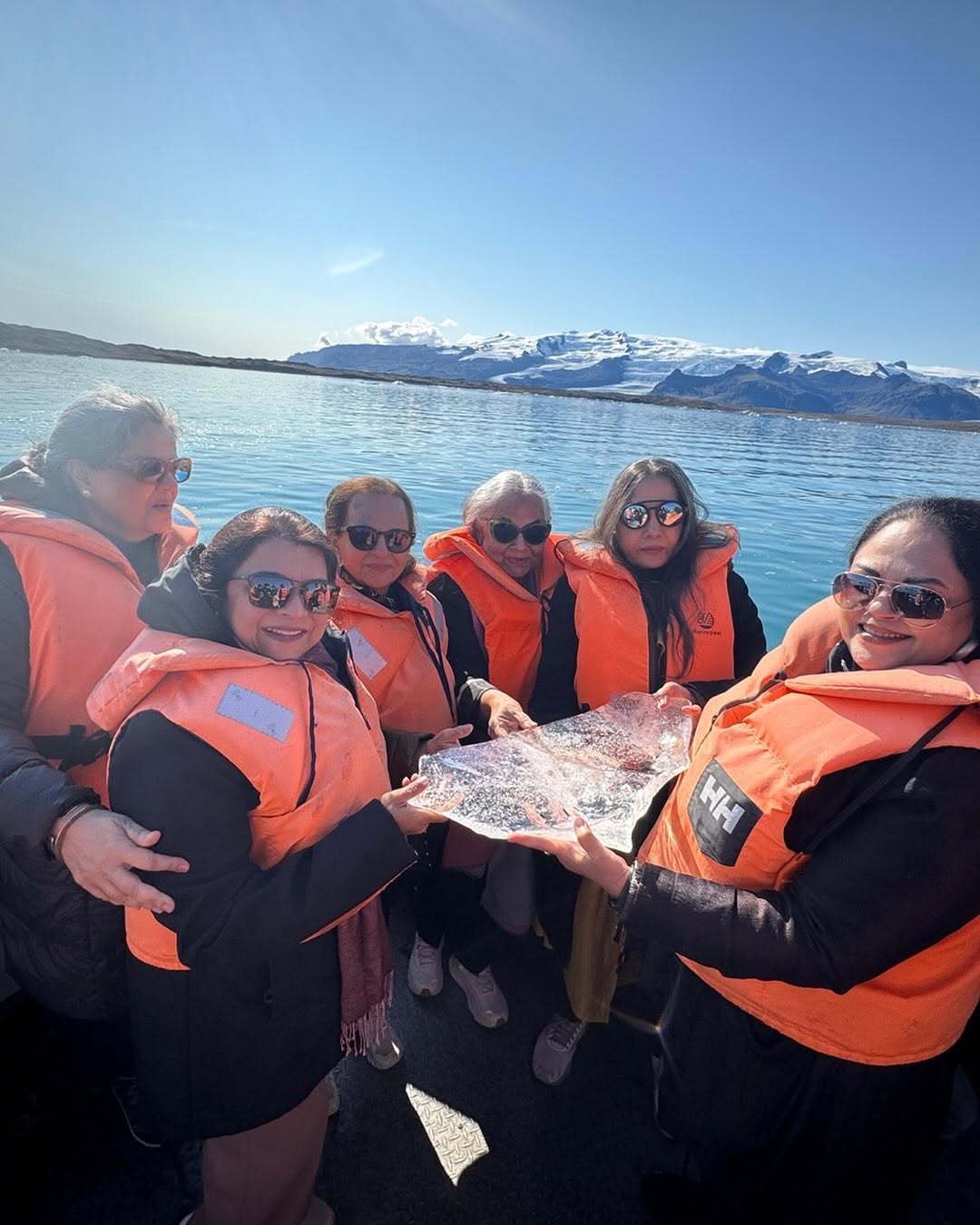 The journey was woven with quiet, heartwarming moments — like holding an 800-year-old block of ice.  The journey was woven with quiet, heartwarming moments — like holding an 800-year-old block of ice.