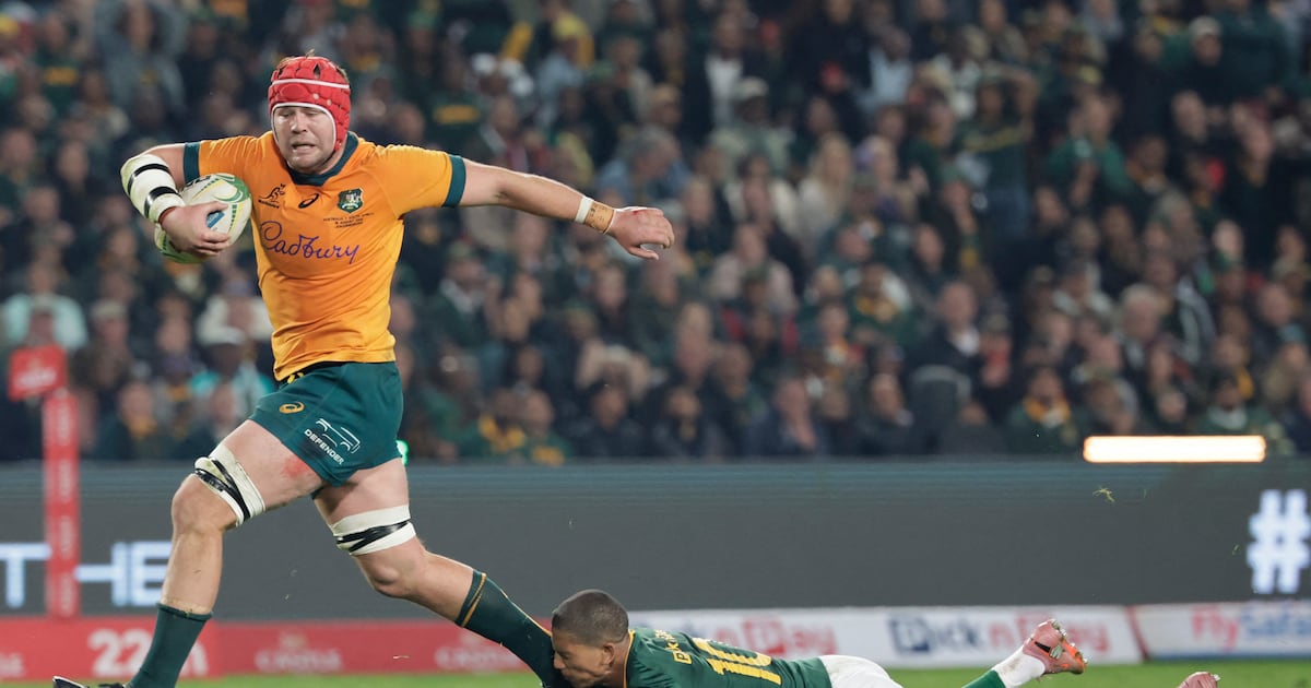 Australia fight back to stun South Africa with bonus-point win at Ellis Park – The Irish Times