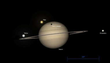 The Sky Today on Thursday, September 4: Titan transits Saturn