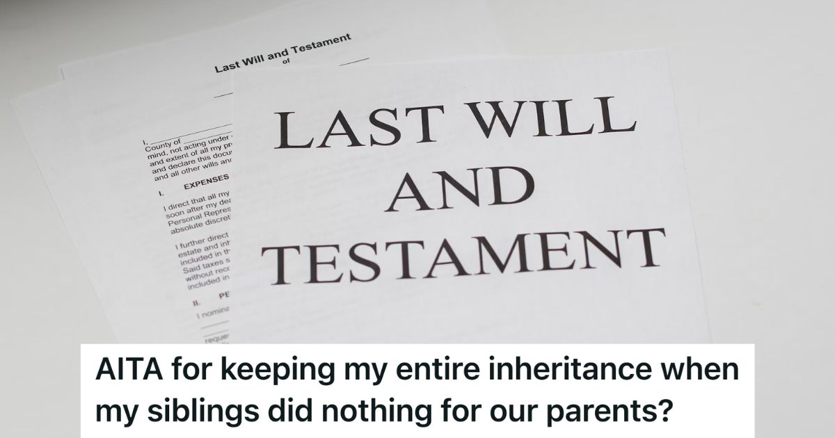 Pages of last will and testament
