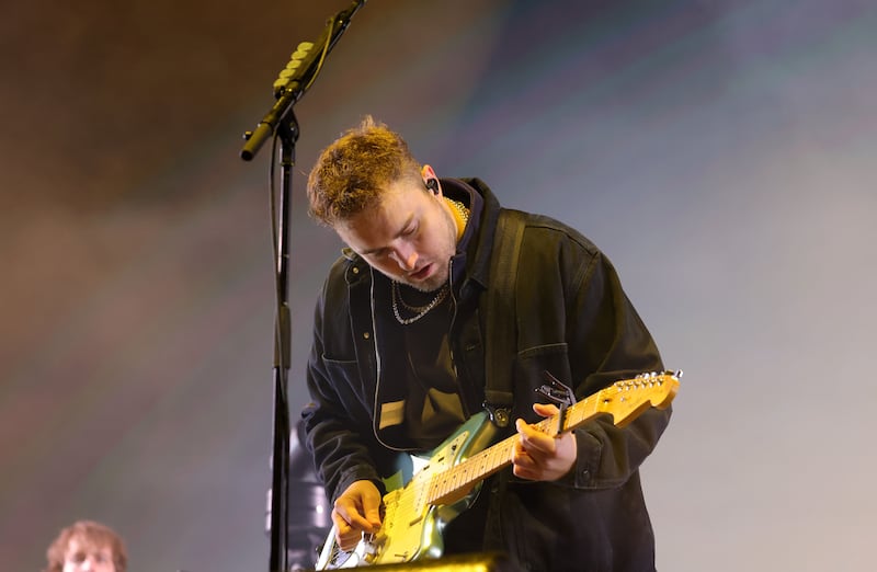 Sam Fender on the Main Stage at Electric Picnic on Saturday. Photograph: Alan Betson

