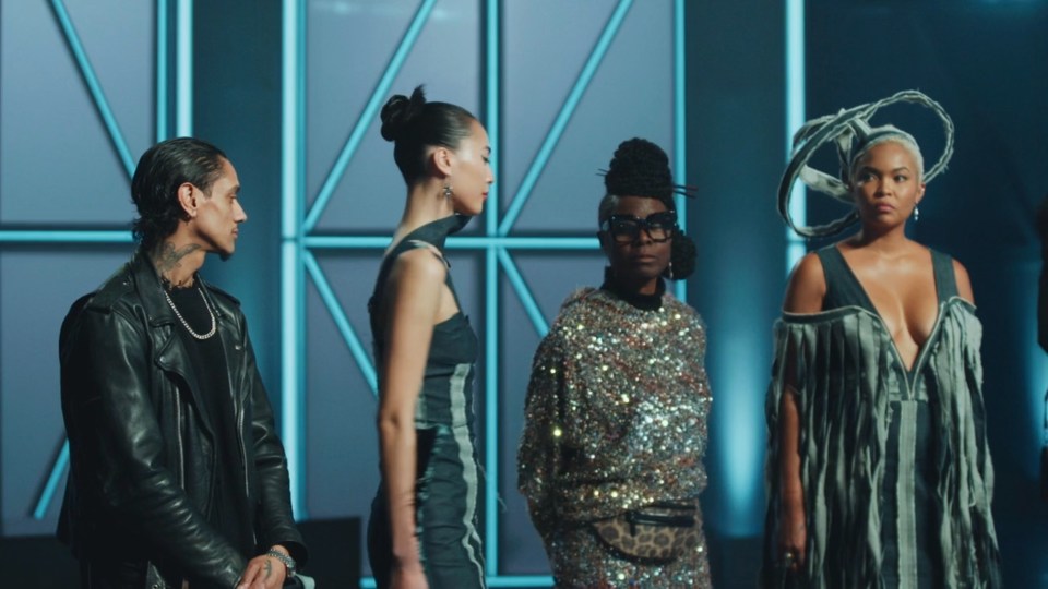 Models on Project Runway.
