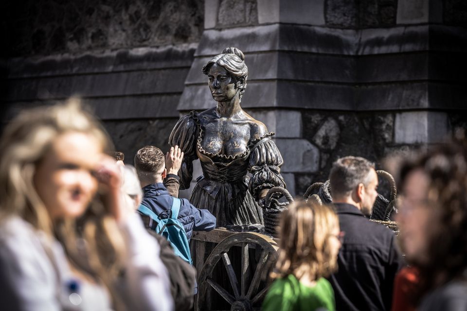 The Molly Malone statue on Suffolk Street in Dublin. Pic: David Conachy