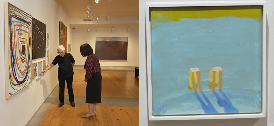 Artist Katherine Bradford shows her work 